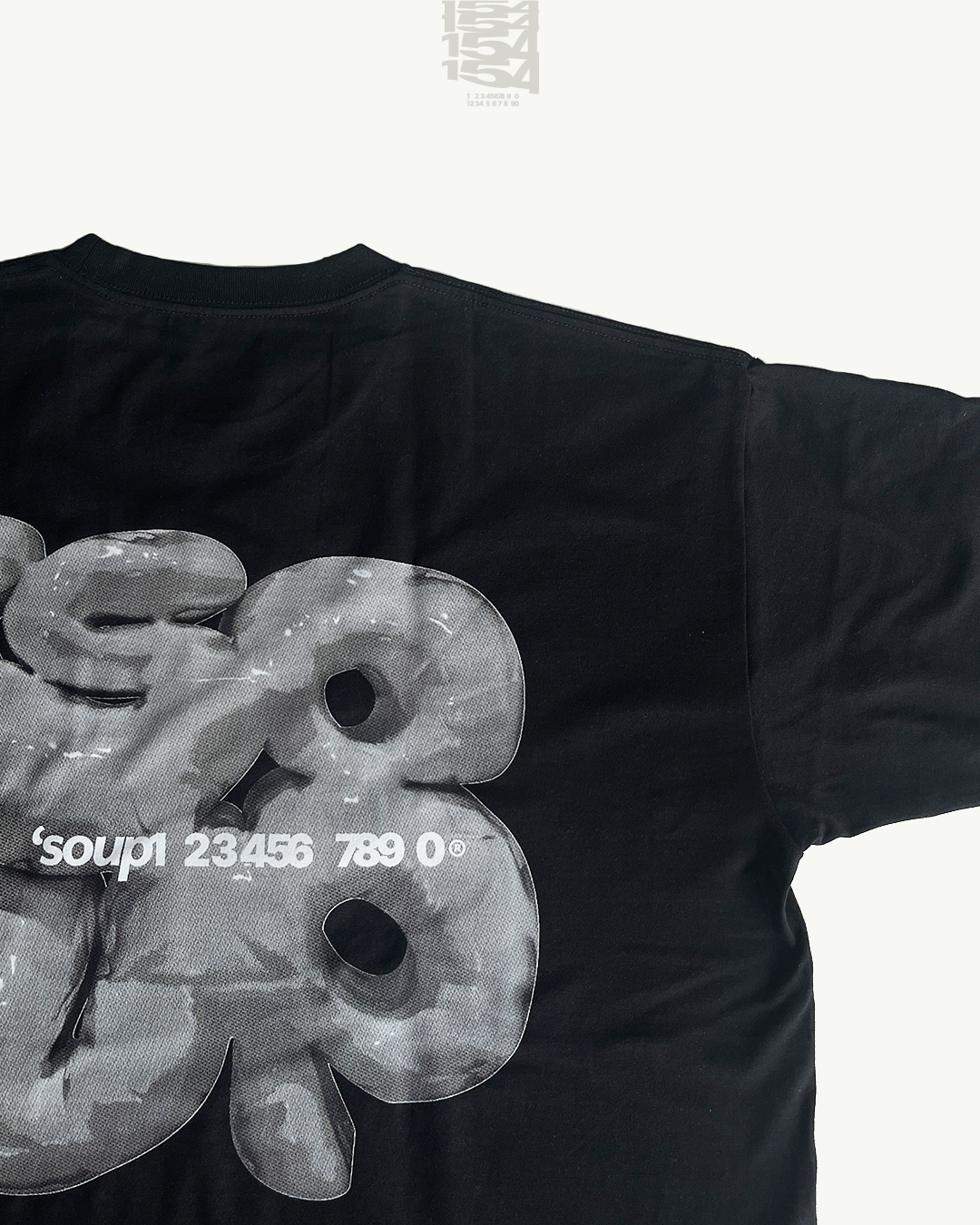 3D Logo Tee - Black & White